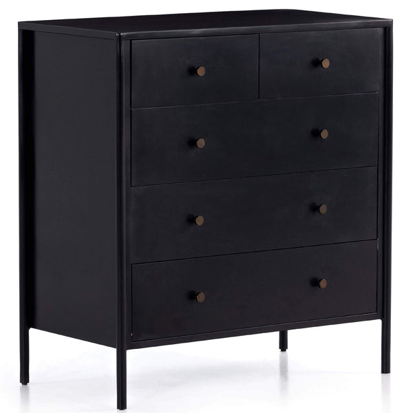 home fashion Soto 5 Drawer Dresser Black by Four Hands