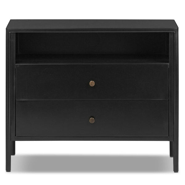 Home Fashion Soto Large Nightstand Black By Four Hands