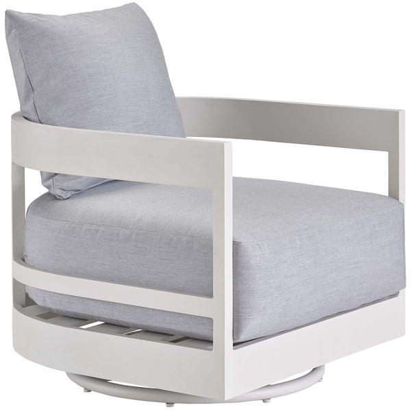 home fashion South Beach Outdoor Swivel Chair Granite