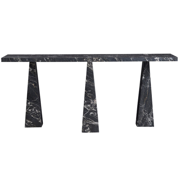 Home Fashion Spectrum Sofa Table Golden Portoro Marble