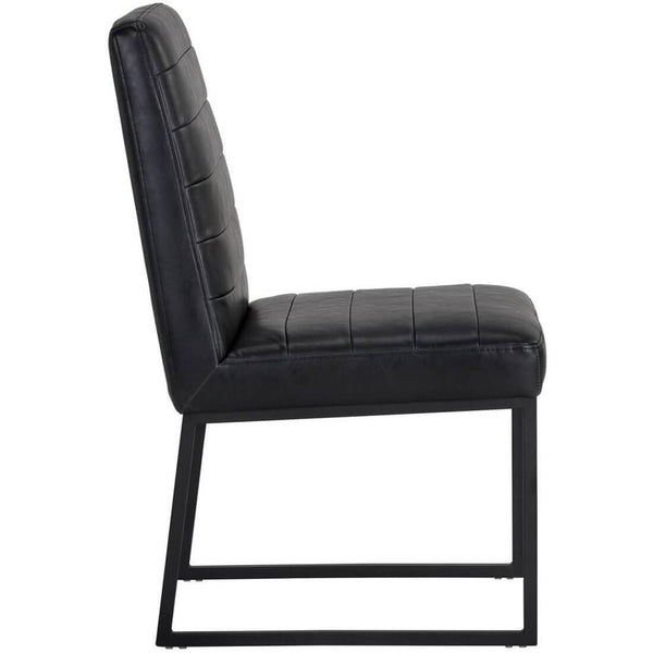 Home Fashion Spyros Dining Chair Coal Black Set Of 2