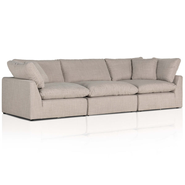 Home Fashion Stevie 3 Piece Sectional Gibson Wheat By Four Hands