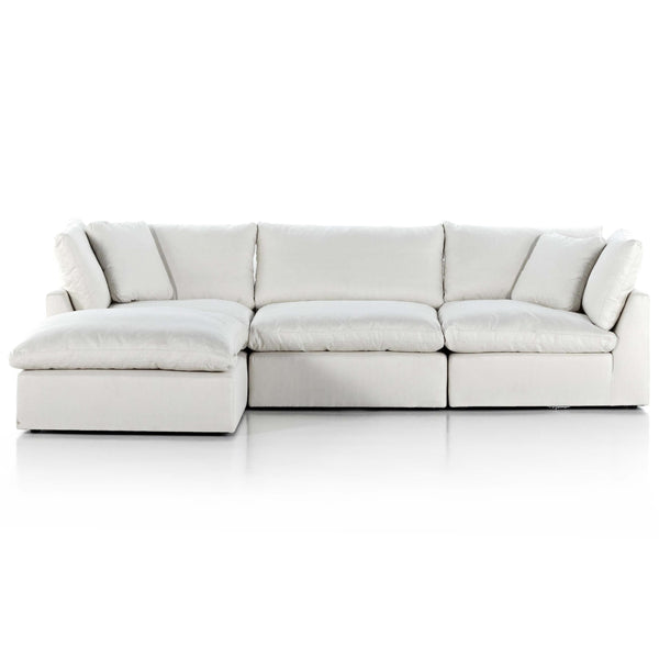 Home Fashion Stevie 3 Piece Sectional W/ Ottoman By Four Hands