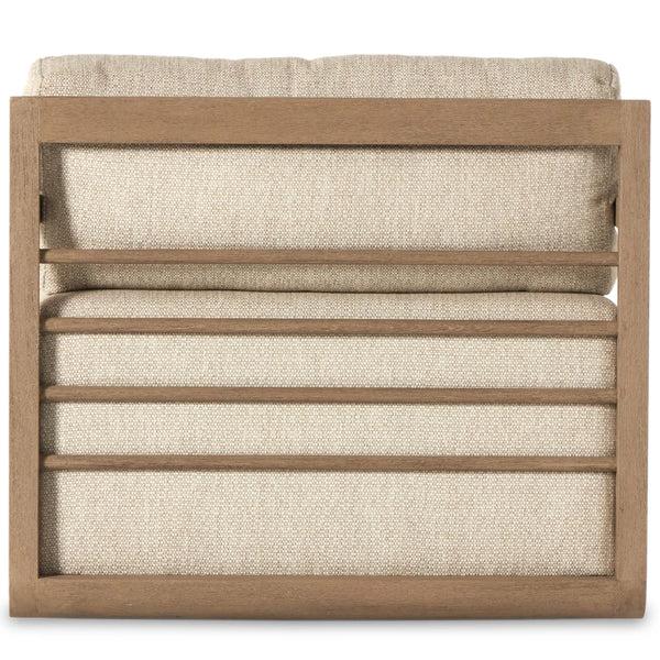 Home Fashion Stroud Outdoor Swivel Chair Faye Sand/Washed Brown By Four Hands