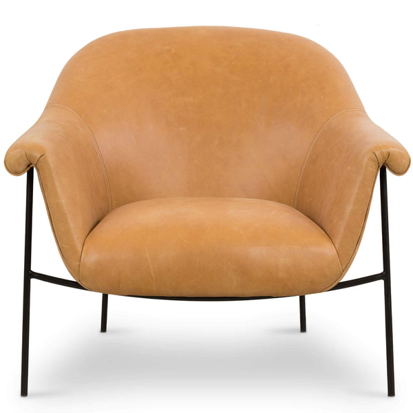 Home Fashion Suerte Leather Chair Palermo Butterscotch By Four Hands