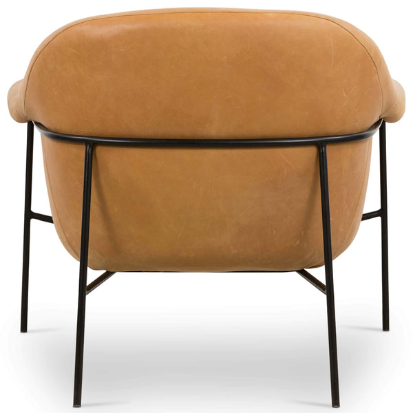 Home Fashion Suerte Leather Chair Palermo Butterscotch By Four Hands