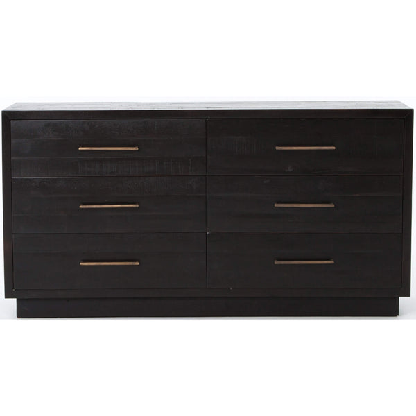 Home Fashion Suki 6 Drawer Dresser Burnished Black By Four Hands