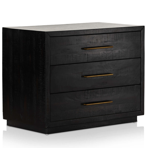 home fashion Suki Large Nightstand Burnished Black by Four Hands