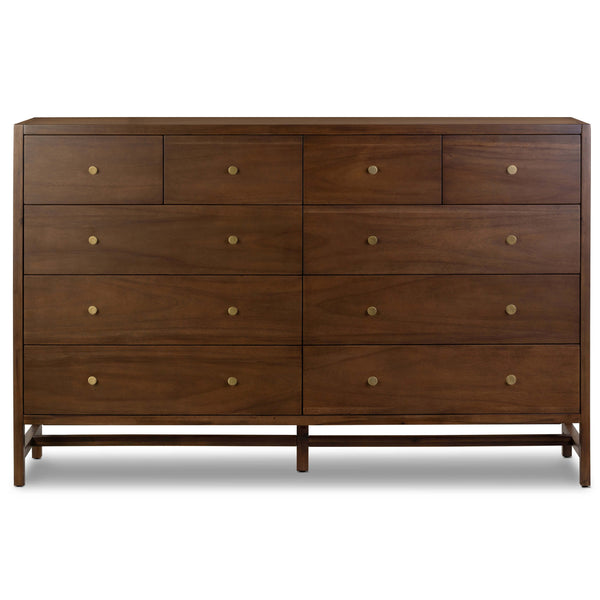 Home Fashion Sullivan 10 Drawer Dresser Saddle Tan By Four Hands