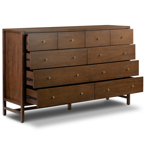 Home Fashion Sullivan 10 Drawer Dresser Saddle Tan By Four Hands