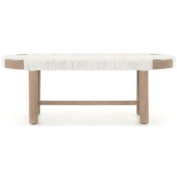 Home Fashion Summer Outdoor Bench Washed Brown By Four Hands