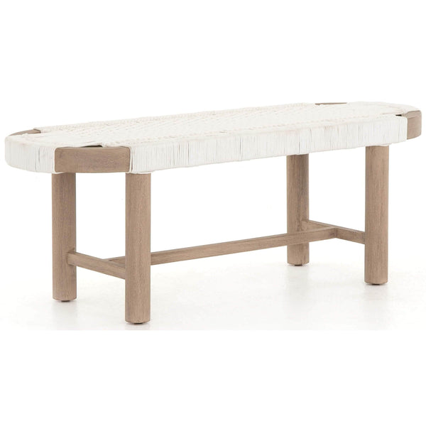 home fashion Summer Outdoor Bench Washed Brown by Four Hands