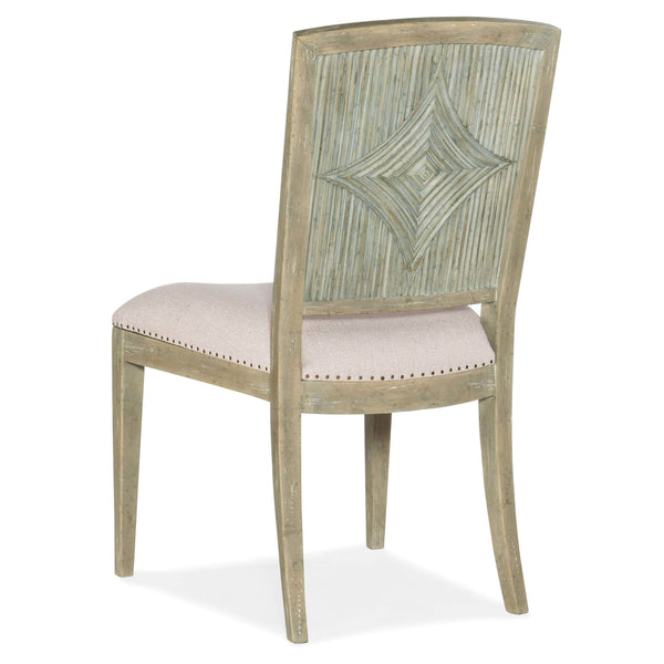 Home Fashion Surfrider Carved Back Side Chair Set Of 2