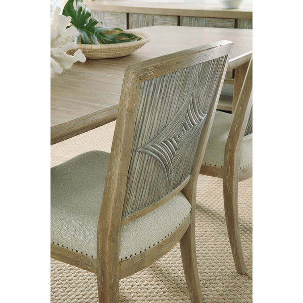 Home Fashion Surfrider Carved Back Side Chair Set Of 2