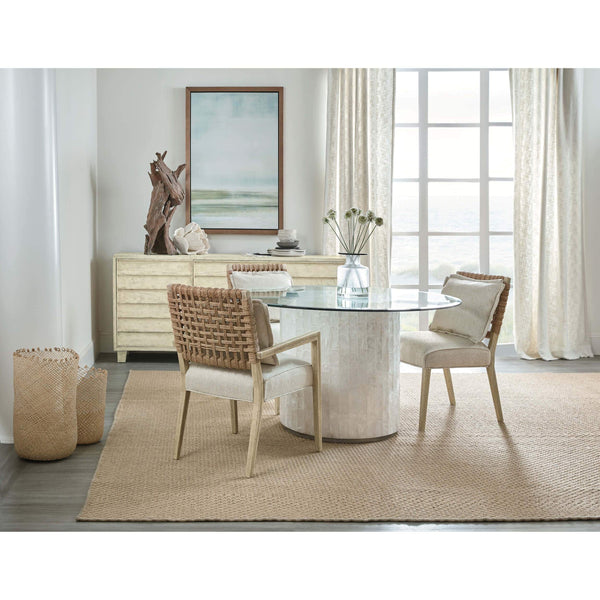 Home Fashion Surfrider Woven Back Dining Chair Set Of 2