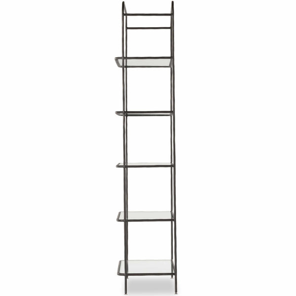 Home Fashion Swinton Bookcase Hammered Gunmetal By Four Hands