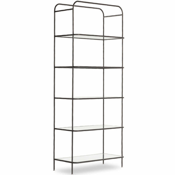 home fashion Swinton Bookcase Hammered Gunmetal by Four Hands