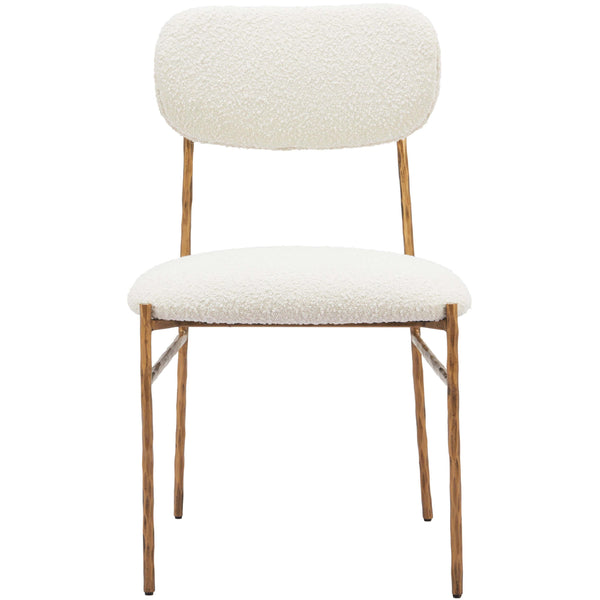 Home Fashion Sydhavnen Dining Chair Cream/Gold Set Of 2