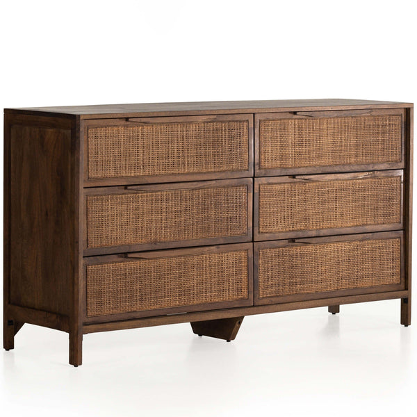 home fashion Sydney 6 Drawer Dresser Brown Wash by Four Hands