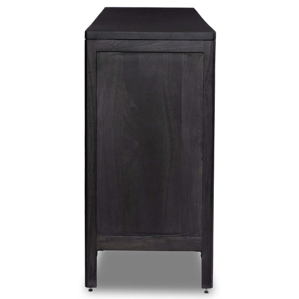 Home Fashion Sydney 9 Drawer Dresser Black Wash W/Black Cane By Four Hands