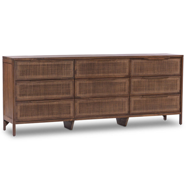home fashion Sydney 9 Drawer Dresser Brown Wash by Four Hands