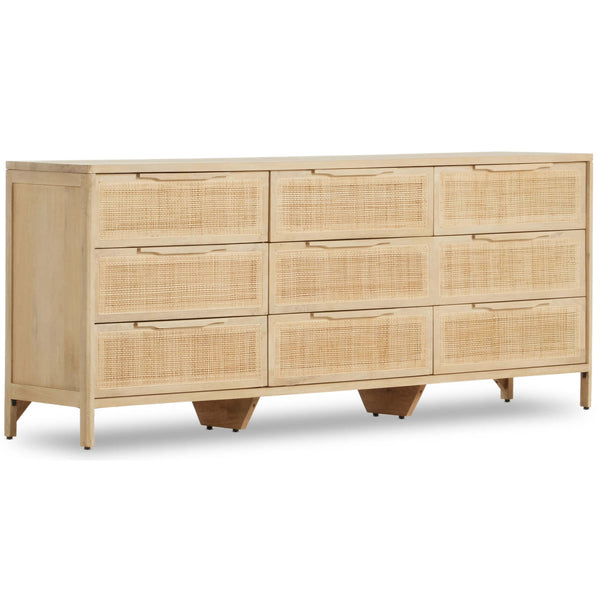 home fashion Sydney 9 Drawer Dresser Natural by Four Hands