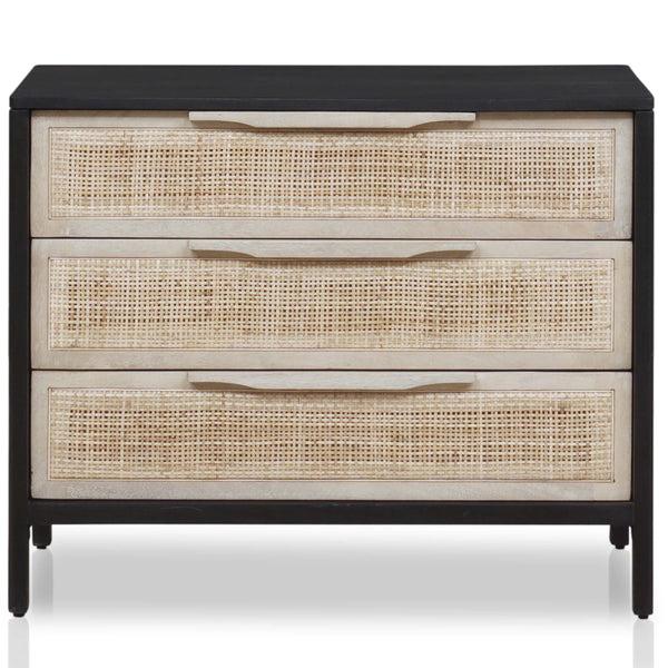 Home Fashion Sydney Large Nightstand Black Wash By Four Hands