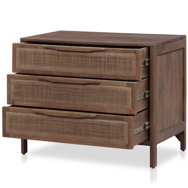 Home Fashion Sydney Large Nightstand Brown Wash By Four Hands