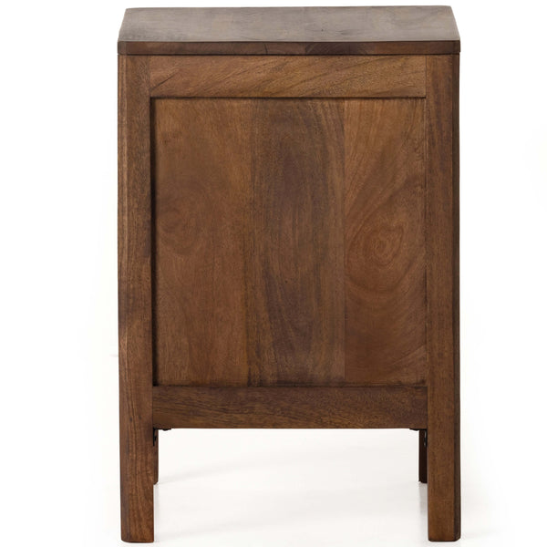 Home Fashion Sydney Left Nightstand Brown Wash By Four Hands