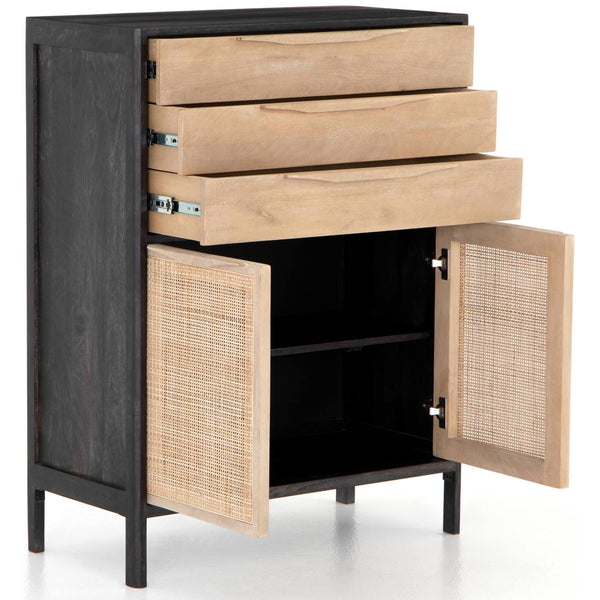 Home Fashion Sydney Tall Dresser Black Wash By Four Hands