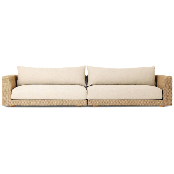 home fashion Sylvan 2 Piece Outdoor Sectional Casa Cream by Four Hands