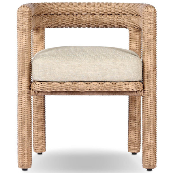 Home Fashion Tacova Outdoor Dining Chair Casa Cream Set Of 2 By Four Hands