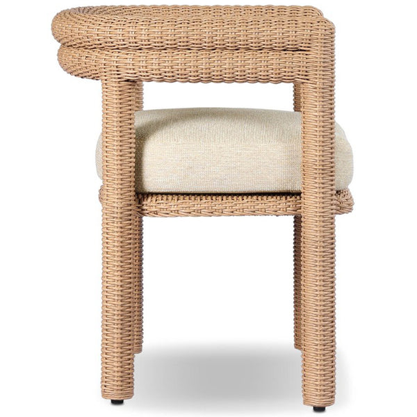 Home Fashion Tacova Outdoor Dining Chair Casa Cream Set Of 2 By Four Hands