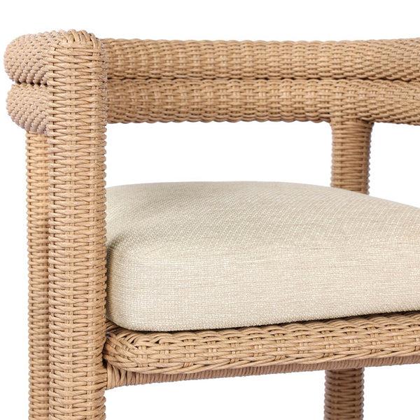 Home Fashion Tacova Outdoor Dining Chair Casa Cream Set Of 2 By Four Hands