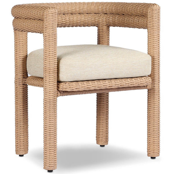 Home Fashion Tacova Outdoor Dining Chair Casa Cream Set Of 2 By Four Hands