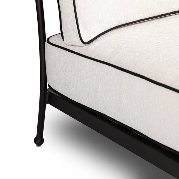 Home Fashion Tally 76" Outdoor Sofa Alessi Linen By Four Hands