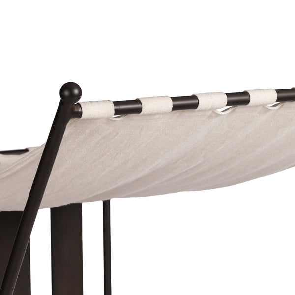 Home Fashion Tally Adjustable Outdoor Chaise Bombay Flax By Four Hands