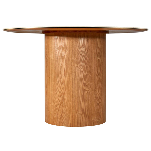 Home Fashion Tamara Round Dinette Table Marble Ceramic