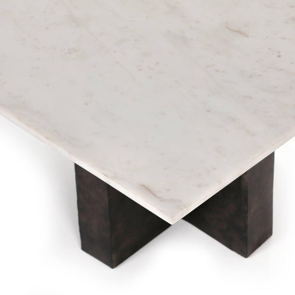 Home Fashion Terrell Coffee Table Raw Black By Four Hands