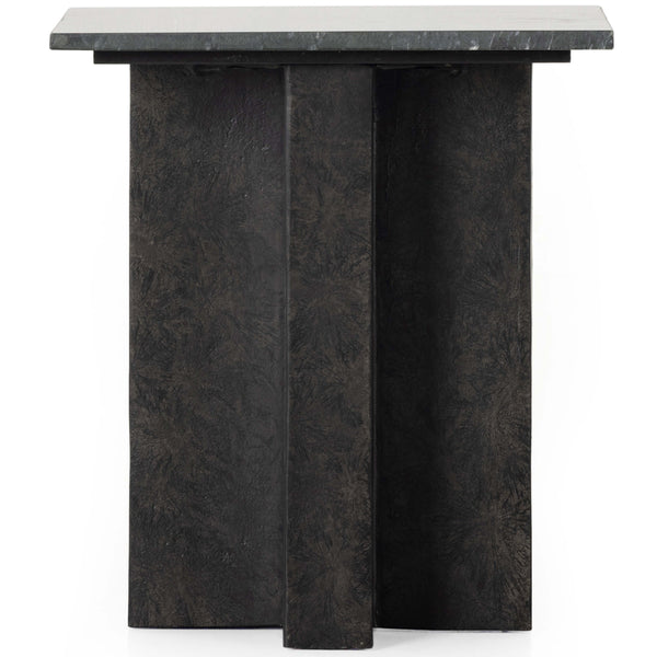 Home Fashion Terrell End Table Black Marble By Four Hands