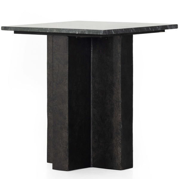 home fashion Terrell End Table Black Marble by Four Hands