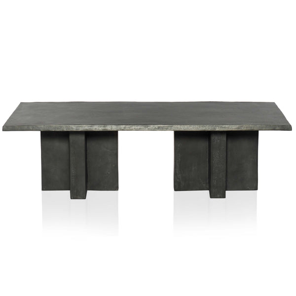 Home Fashion Terrell Outdoor Coffee Table Aged Grey By Four Hands