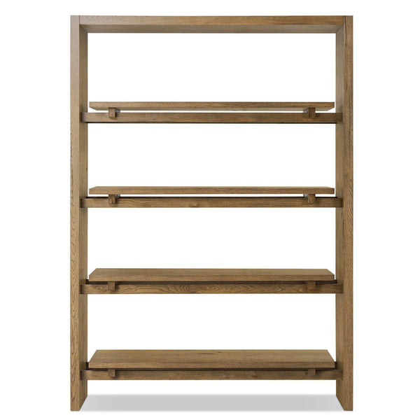 Home Fashion Theodore Bookcase Rustic Amber Oak By Four Hands