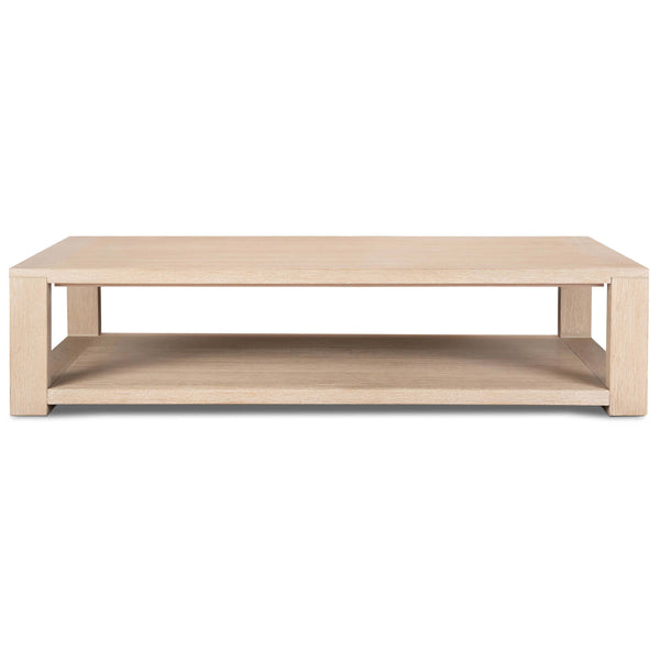 Home Fashion Thomas Rectangular Coffee Table Bleached Oak By Four Hands