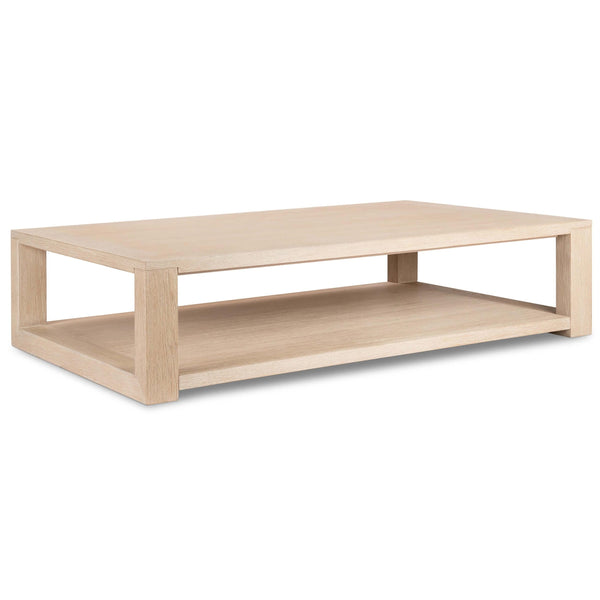 home fashion Thomas Rectangular Coffee Table Bleached Oak by Four Hands