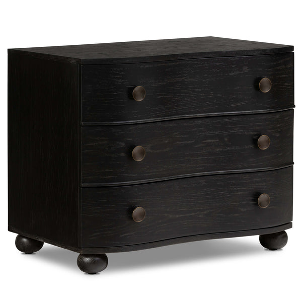home fashion Tiago Nightstand Distressed Black by Four Hands