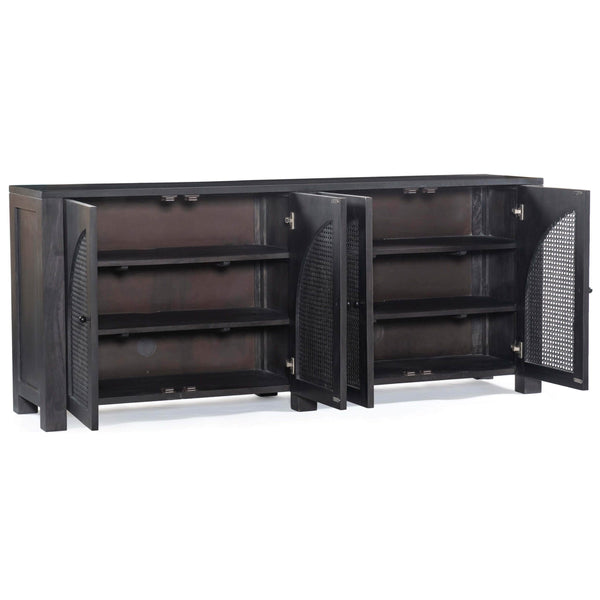 Home Fashion Tilda 4 Door Sideboard Black Wash By Four Hands