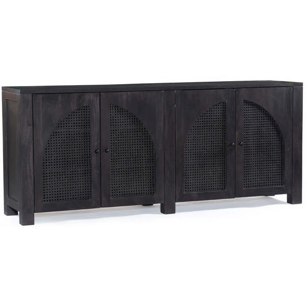 home fashion Tilda 4 Door Sideboard Black Wash by Four Hands