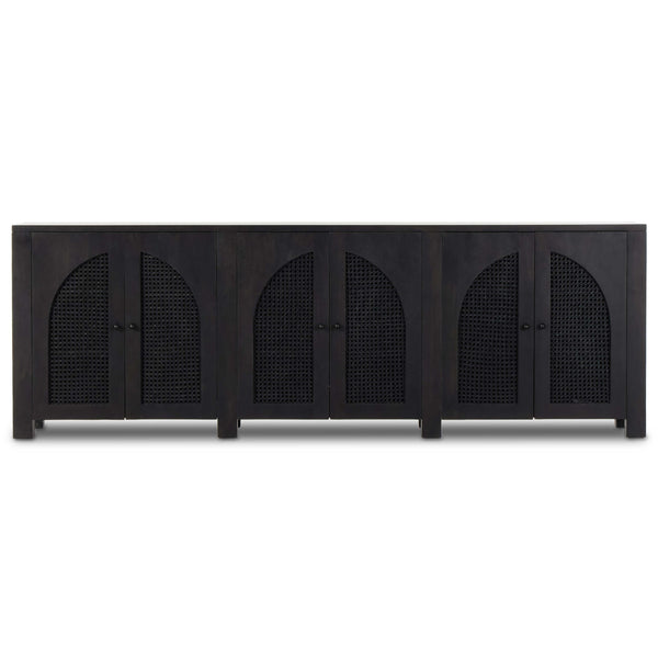 Home Fashion Tilda 6 Door Sideboard Black Wash By Four Hands
