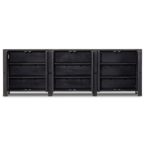 Home Fashion Tilda 6 Door Sideboard Black Wash By Four Hands